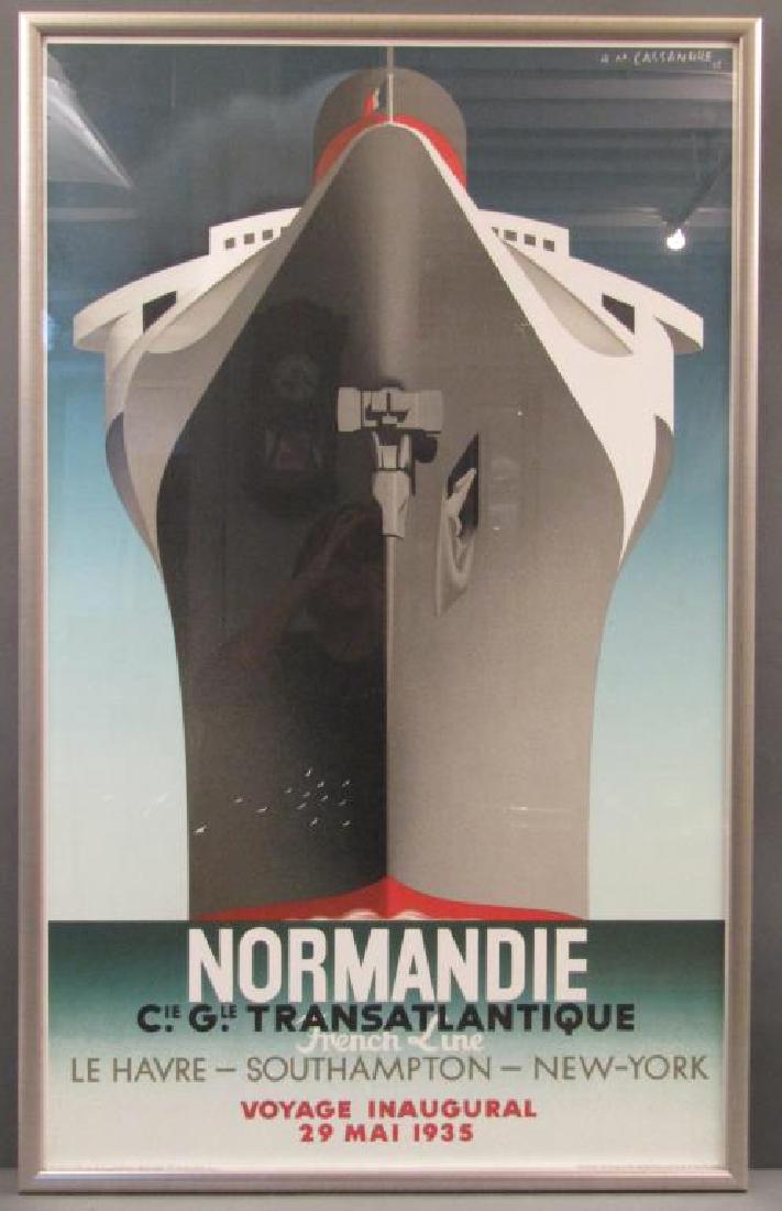 A. M. Cassandre Normandie" Poster" (1 of 6)