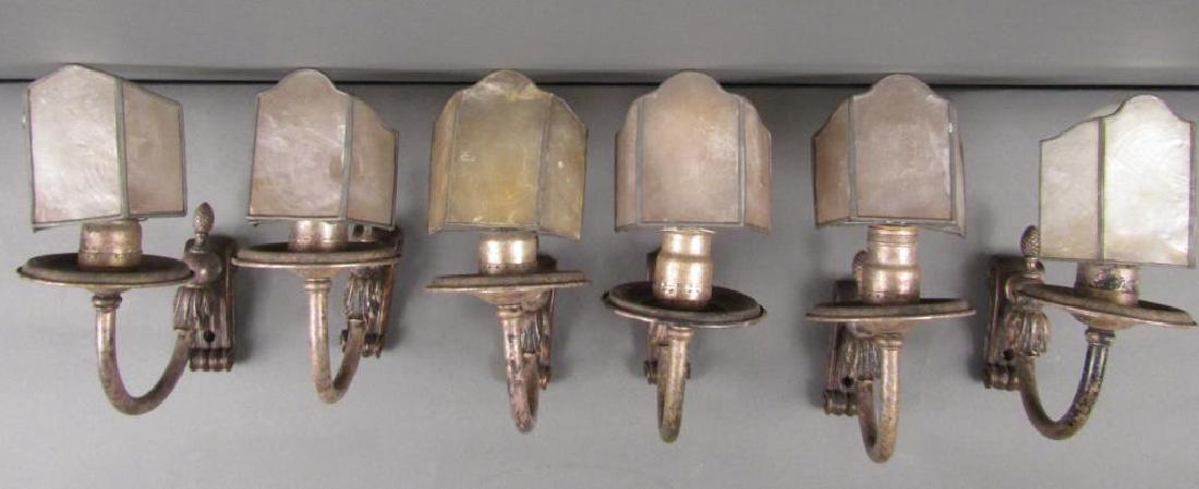 Set of 6 Silver Plated Sconces (1 of 5)