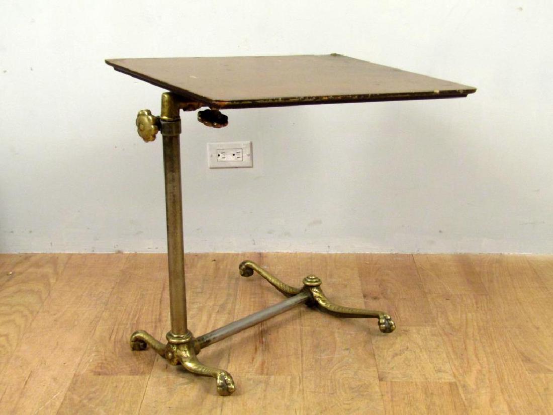 Victorian Mixed Metal Swing Arm Table (1 of 5)