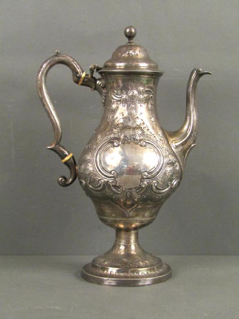 Antique English Silver Tea Pot (1 of 10)
