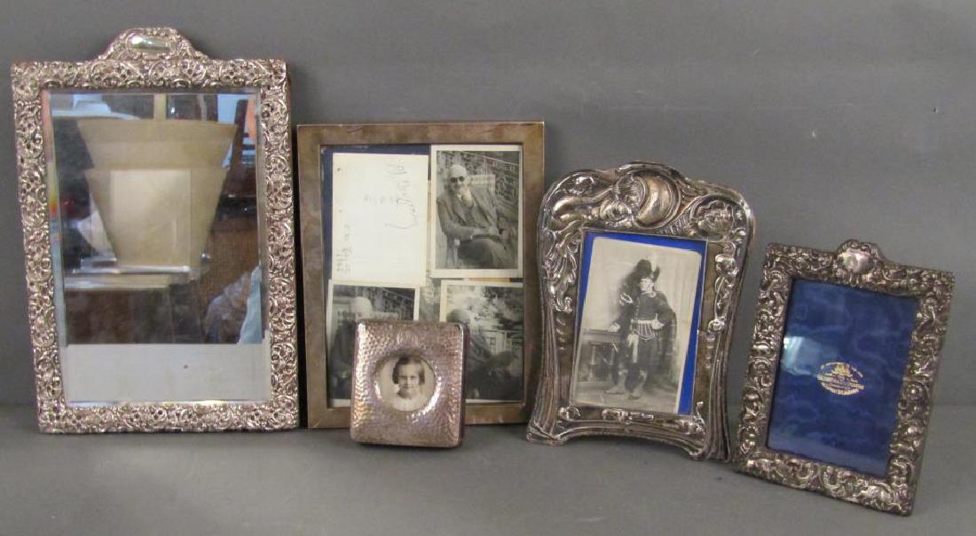 5 English Silver and Sterling Picture Frames (1 of 5)