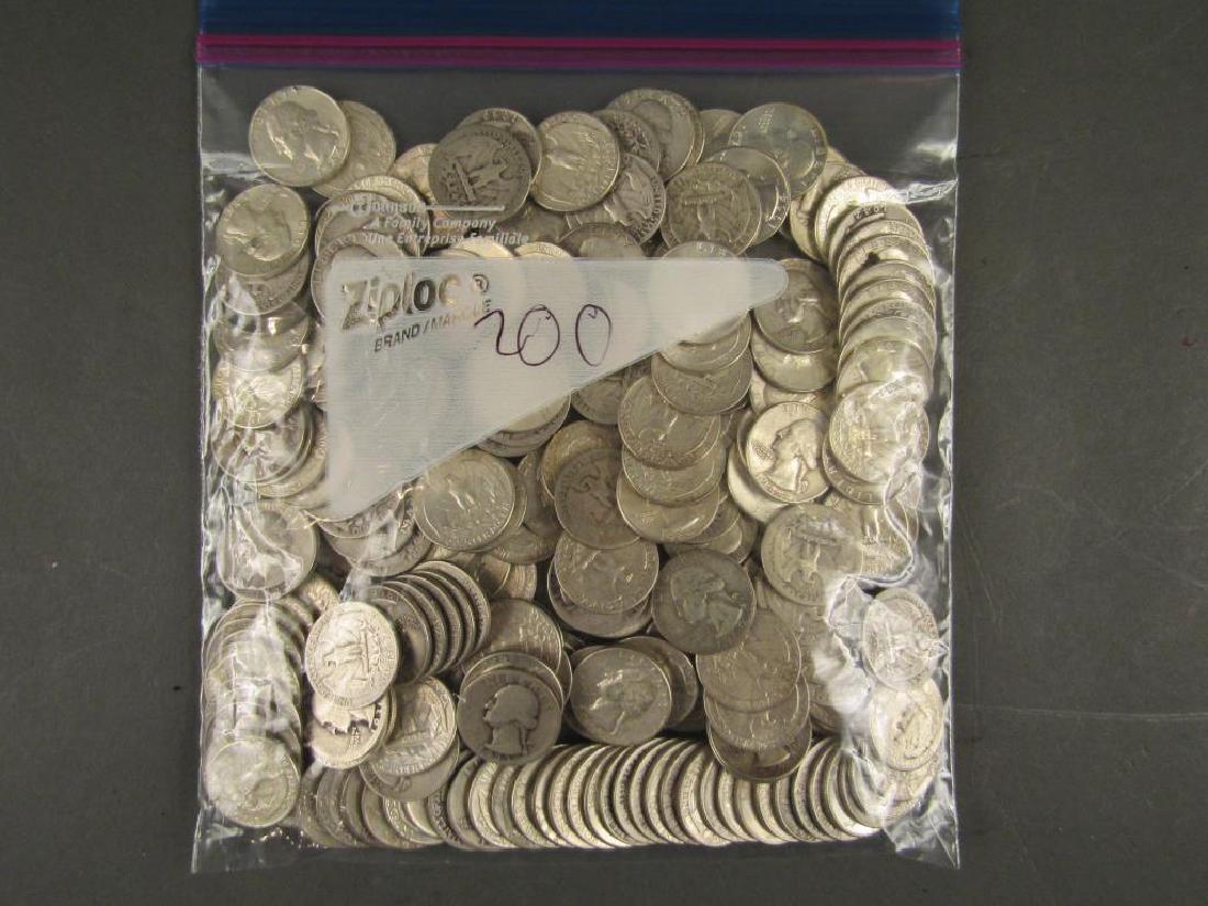 Approx 200 US Silver Quarters (1 of 1)