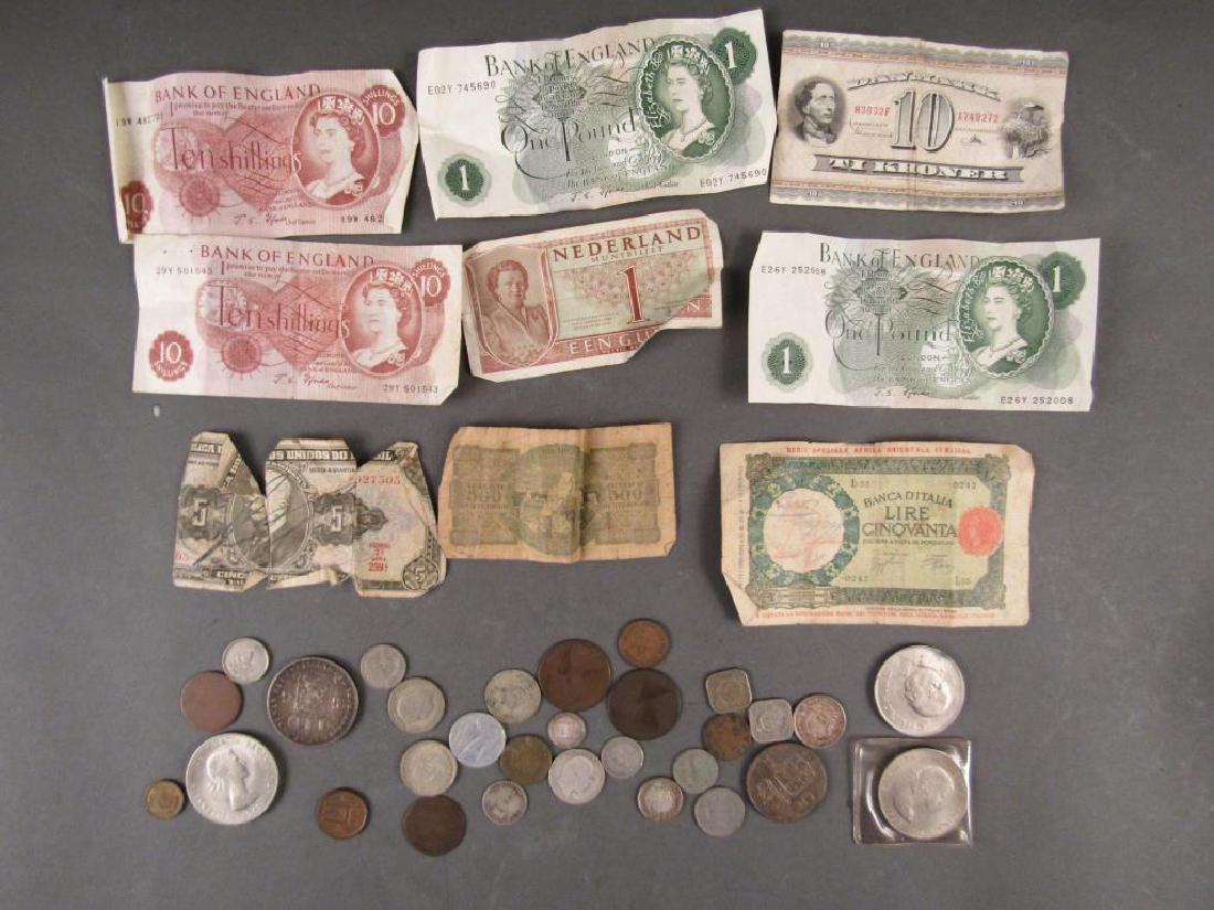 Assorted Coins and Paper Currency (1 of 5)