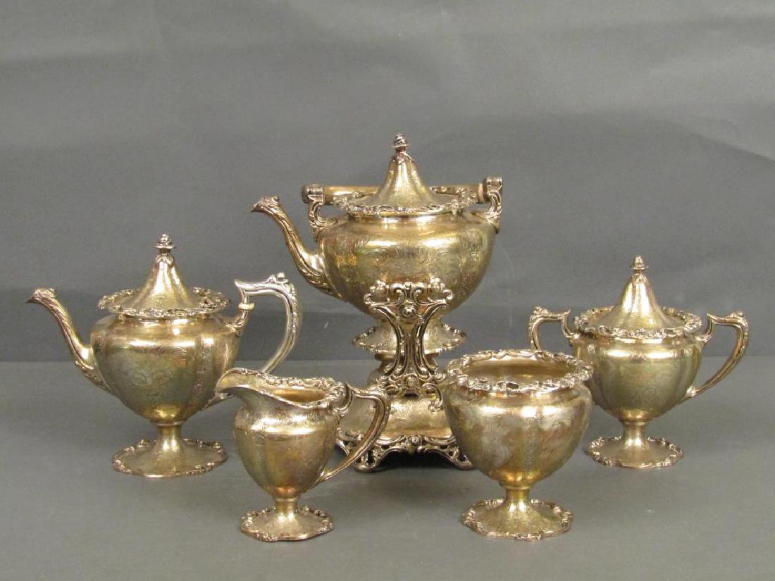 5 Piece Sterling Silver Coffee Service (1 of 10)