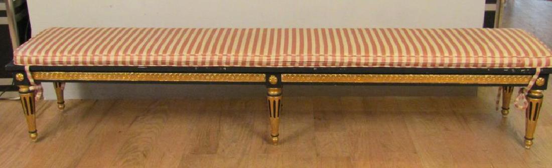 Long Louis XVI Style Bench (1 of 6)