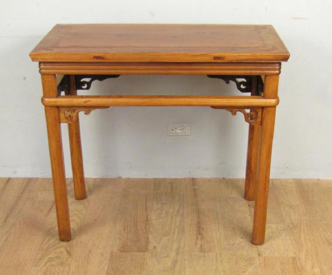 Chinese Lightwood Console / Center Table (1 of 6)