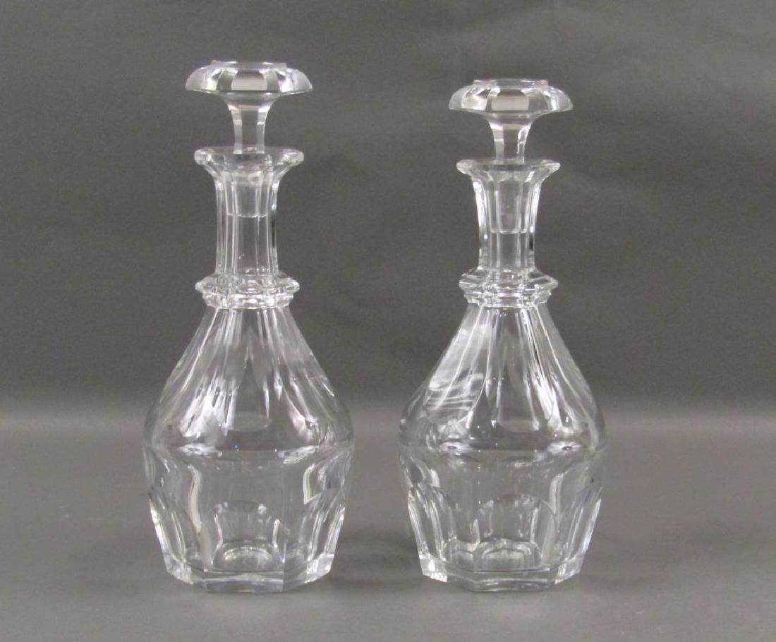 Pair Baccarat Decanters with Stoppers (1 of 6)