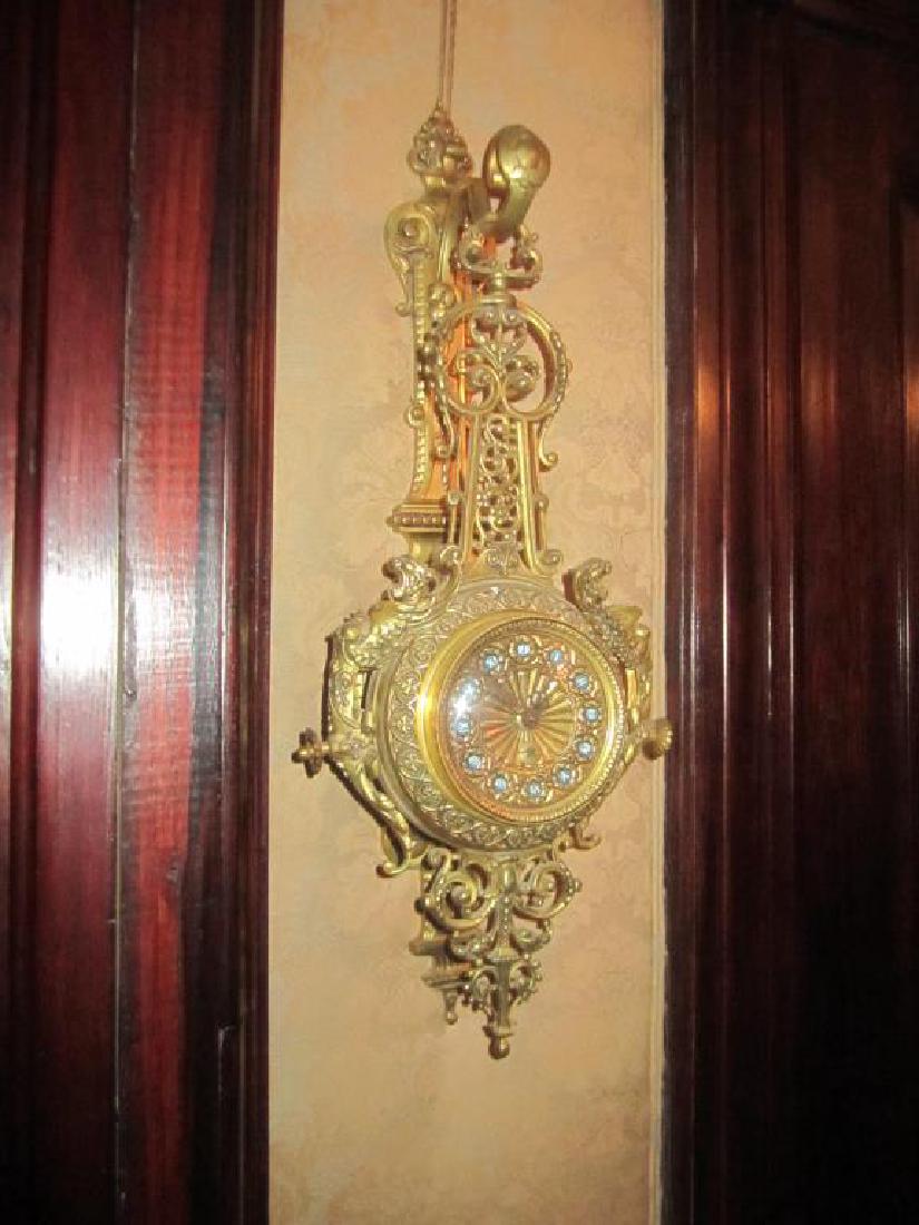 Unusual French Style "Swag" Wall Clock (1 of 3)