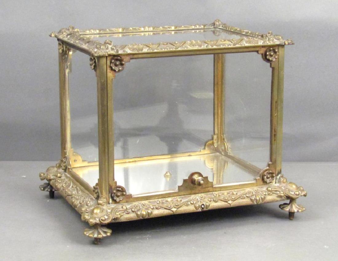 Heavy Bronze Mounted Case Table Top Vitrine (1 of 5)