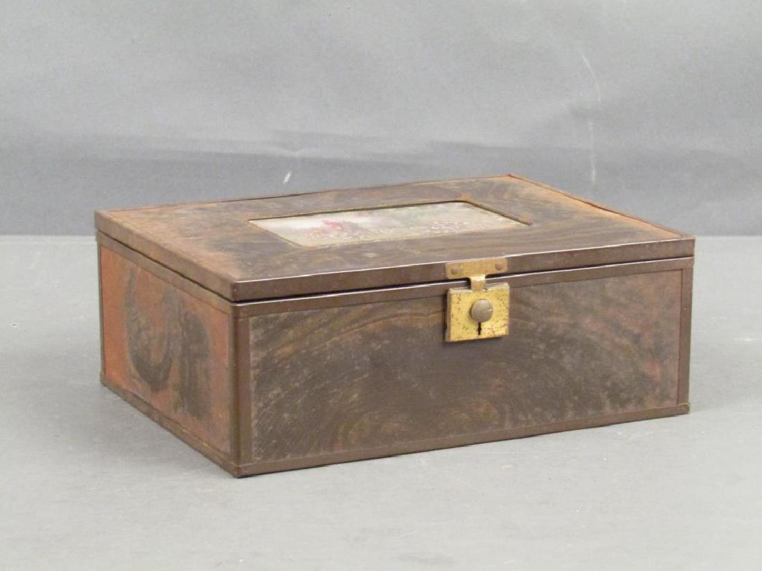 Burled Wood and Copper Box (1 of 6)