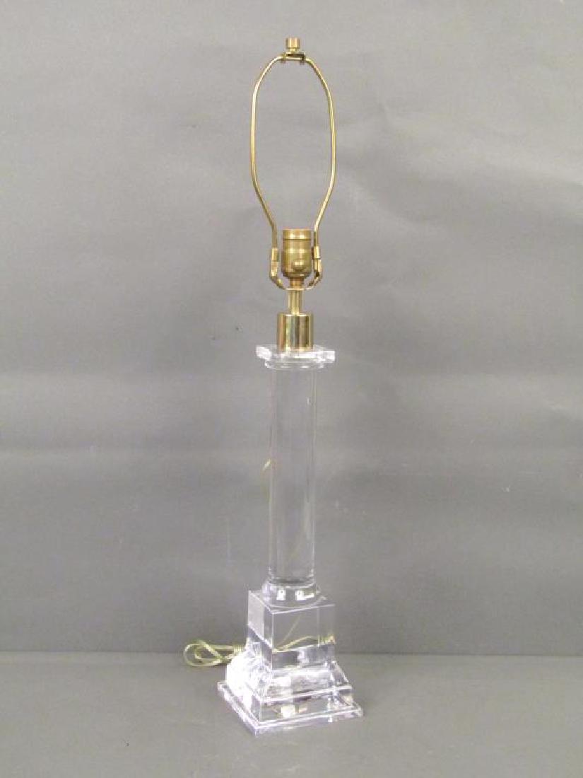 Solid Glass Column Lamp (1 of 4)