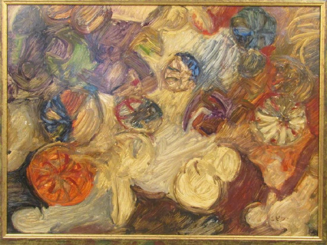 Ernst Nay (German, 1902-1968) - Oil on Board (1 of 6)