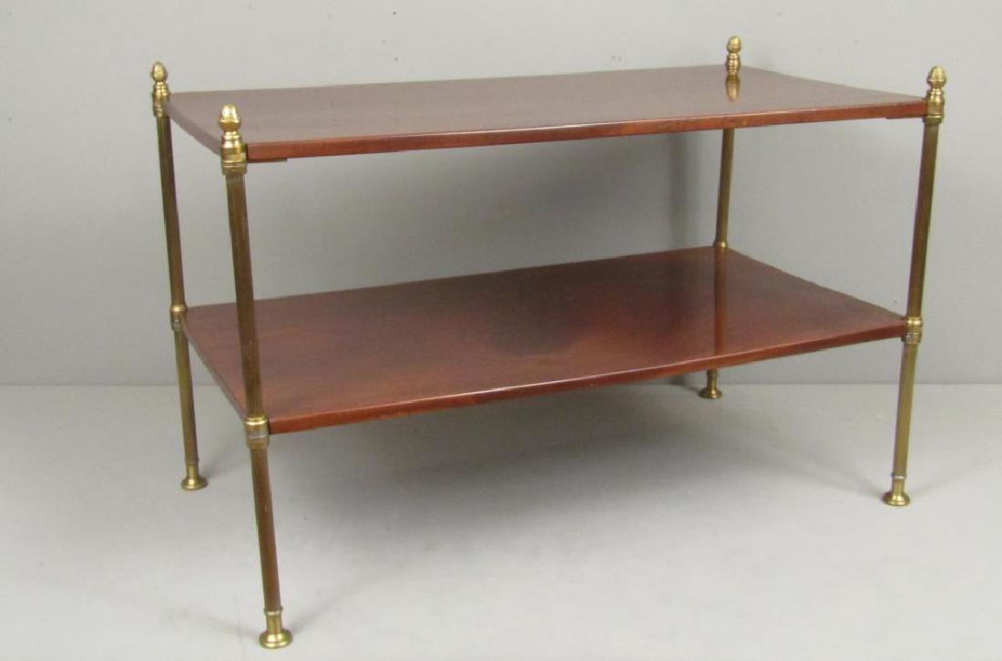Mid Century 2 Tier Mahogany Table (1 of 5)