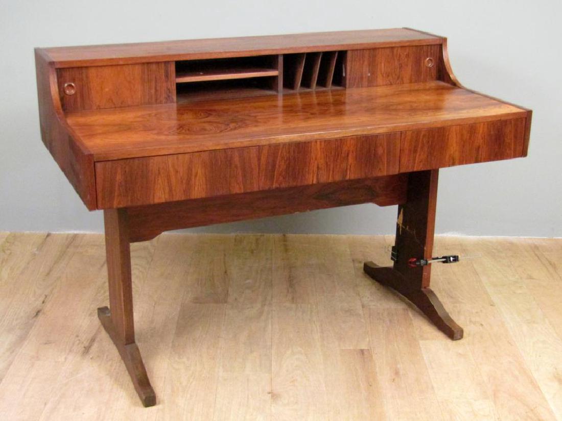 Danish Modern Rosewood Desk (1 of 8)