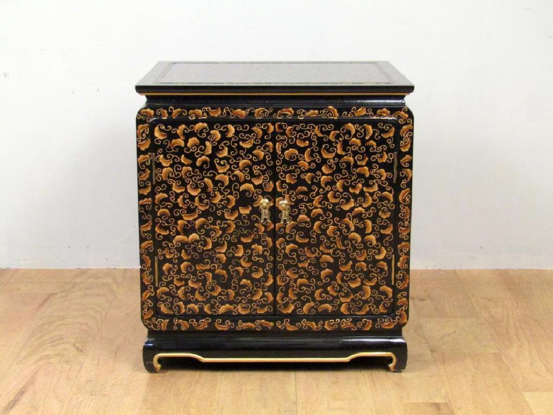 Chinese Low Lacquered Chest (1 of 4)