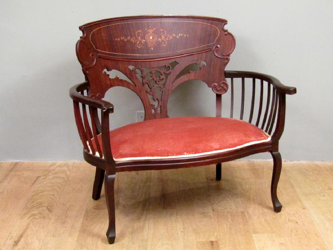Edwardian Inlaid Settee (1 of 6)