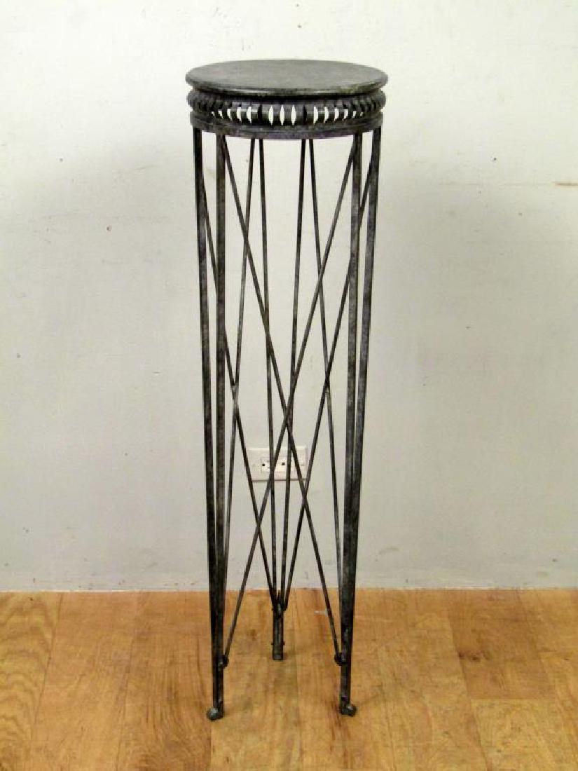 Regency Style Metal Pedestal (1 of 4)