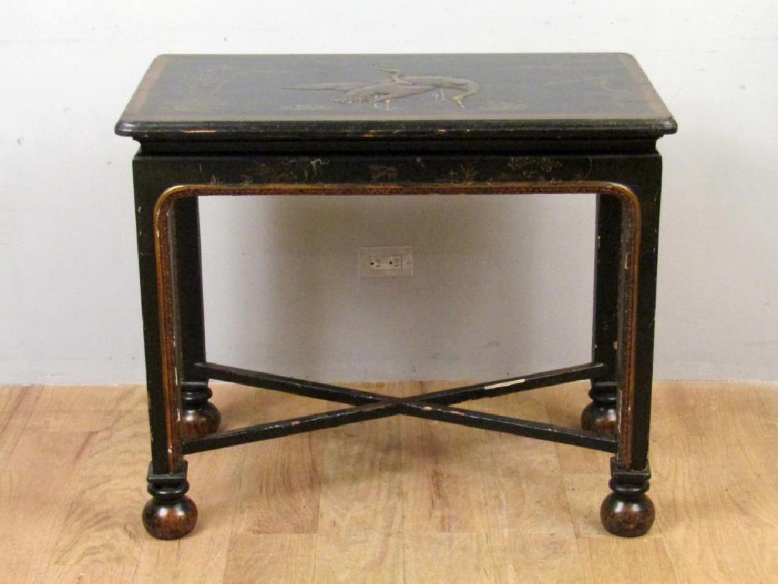 Antique English Japanned Console (1 of 9)