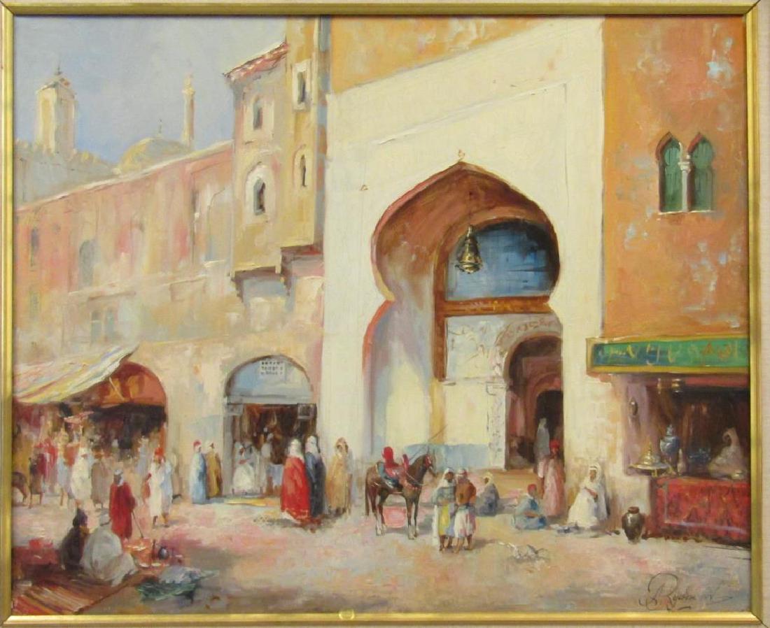 Framed Arabian Scene Giclee (1 of 4)