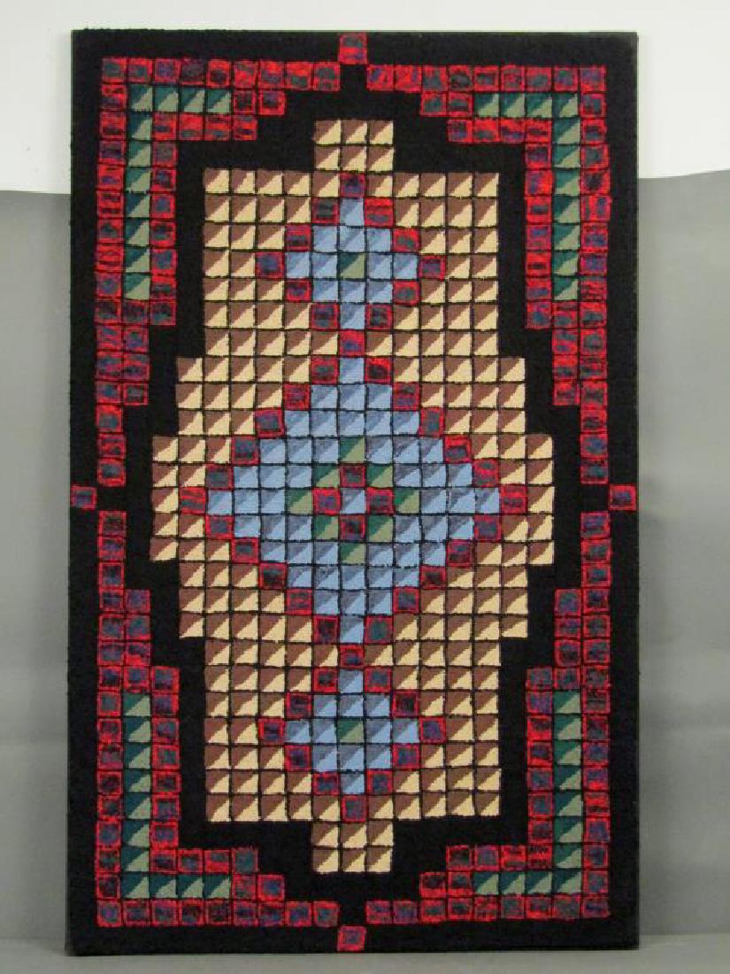 Hook Rug Stretched Panel (1 of 6)