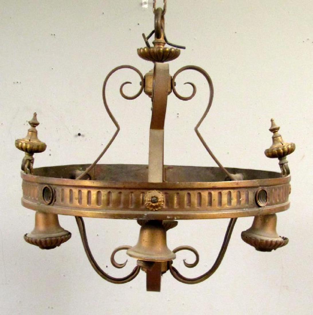 Ring Form 4 Light Gilt Iron Fixture (1 of 5)