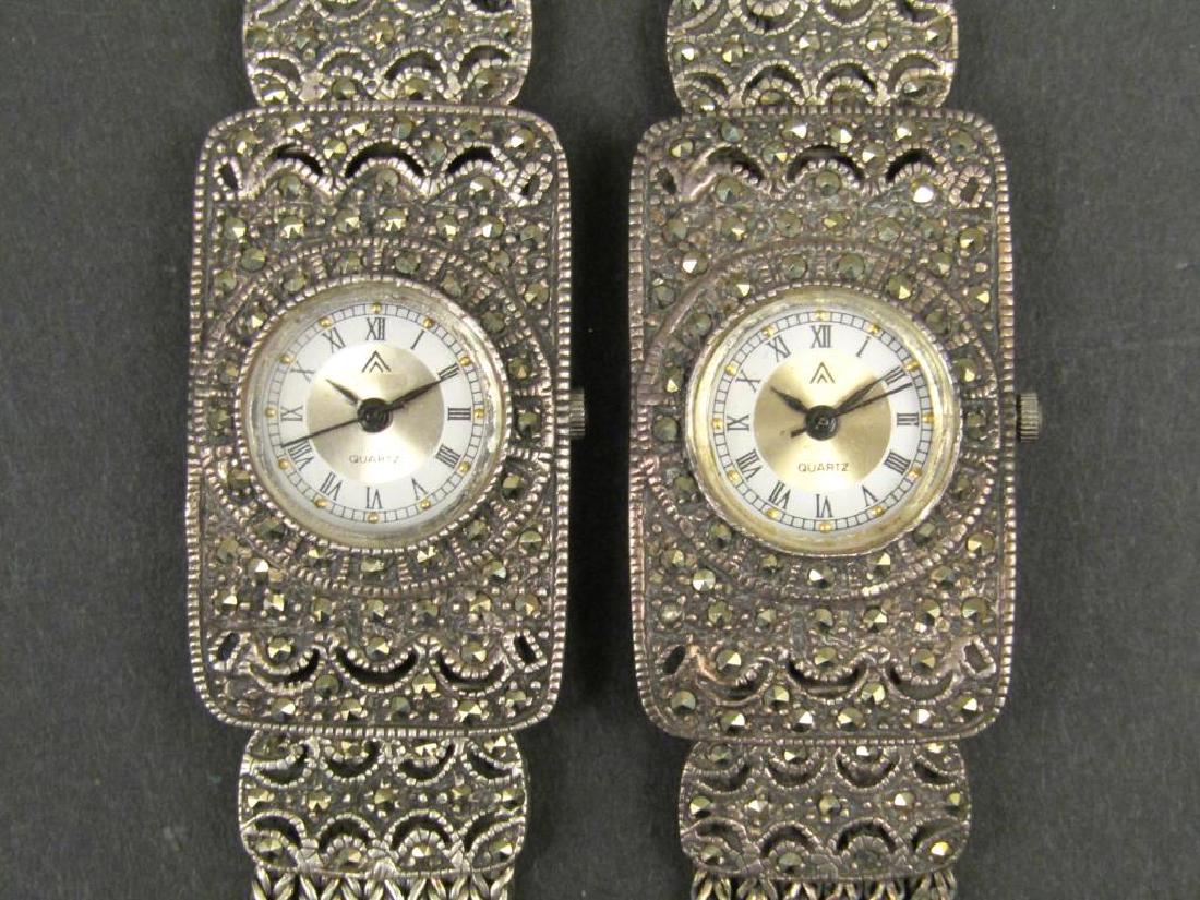 2 Sterling and Marcasite Ladies' Watches (1 of 6)
