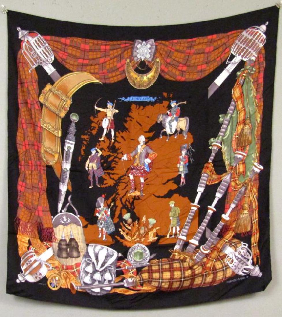 Hermes Silk Scarf - Scotland"" (1 of 7)