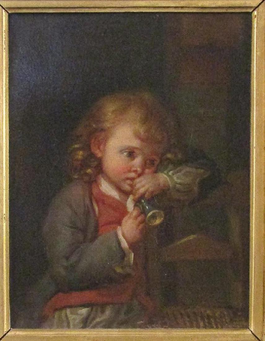 Old French Oil on Canvas - Portrait (1 of 10)