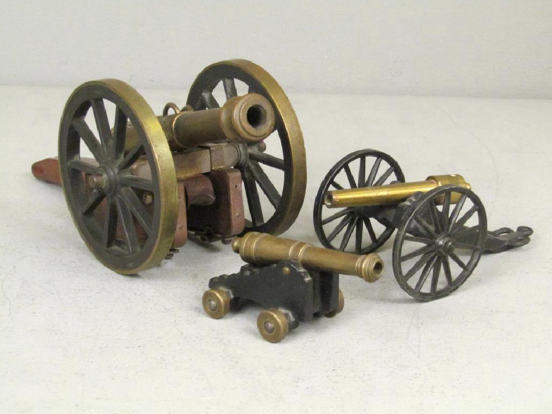 3 Mixed Metal Souvenir Cannons (1 of 4)