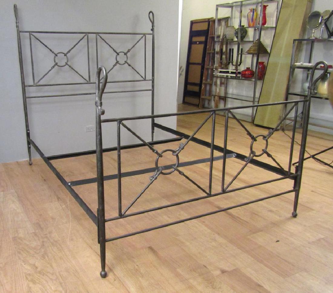 Queen Size Empire Style Steel Frame Bed (1 of 4)