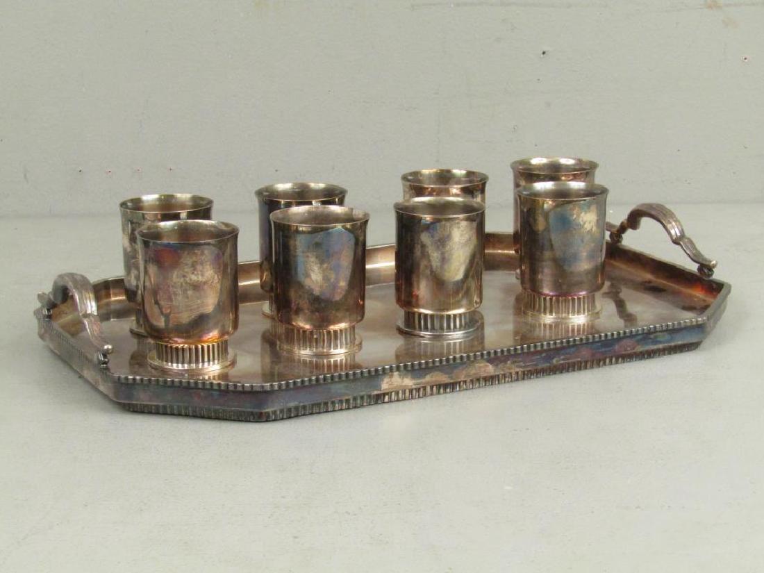 Barbour Art Deco Silver Plated Serving Set (1 of 6)