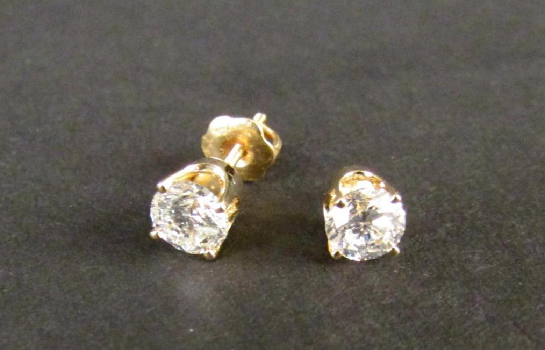 Pair Diamond Stud Earrings (1 of 5)