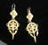 Pair Victorian 14K Gold Earrings