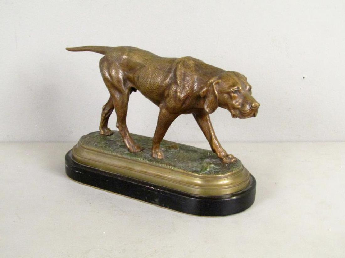Bronze Sculpture of a Dog (1 of 5)