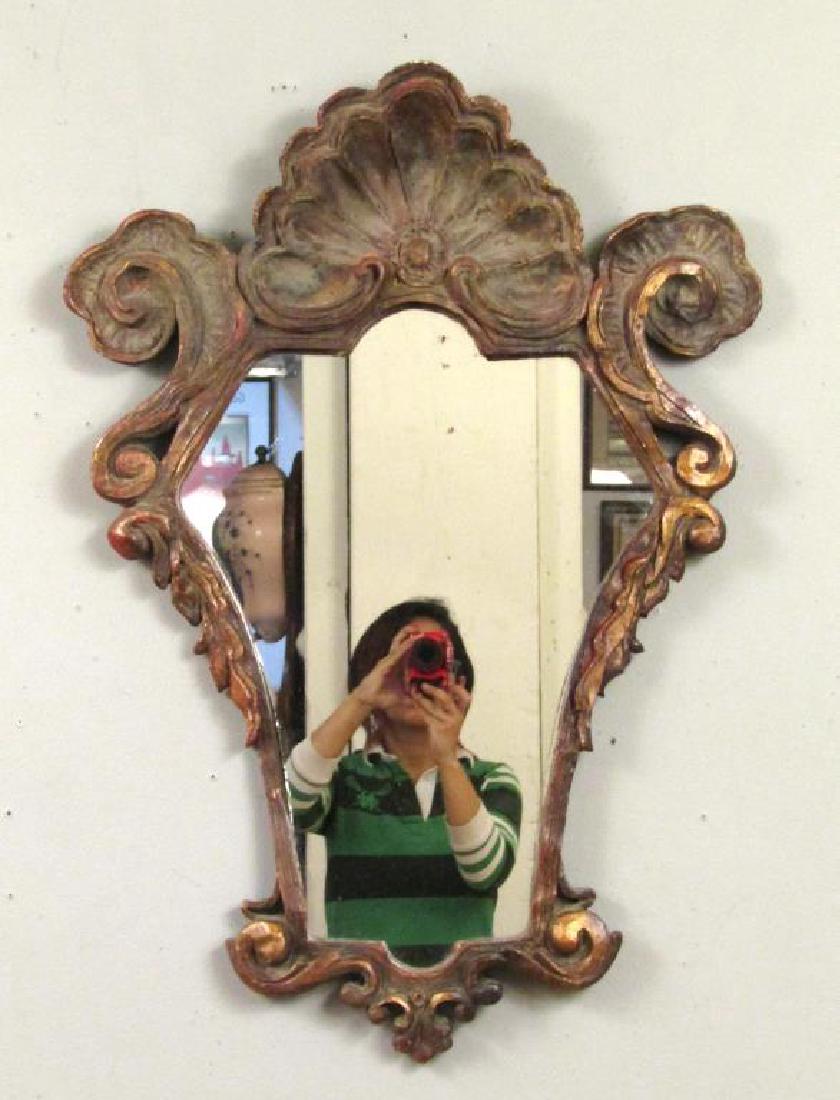Small Cartouche Shaped Mirror (1 of 6)
