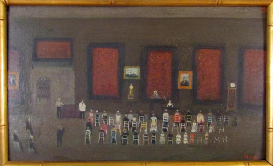 Signed Illegibly - Oil on Board (1 of 8)