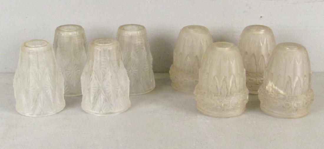 2 Sets of 4 Art Deco Shades (1 of 6)