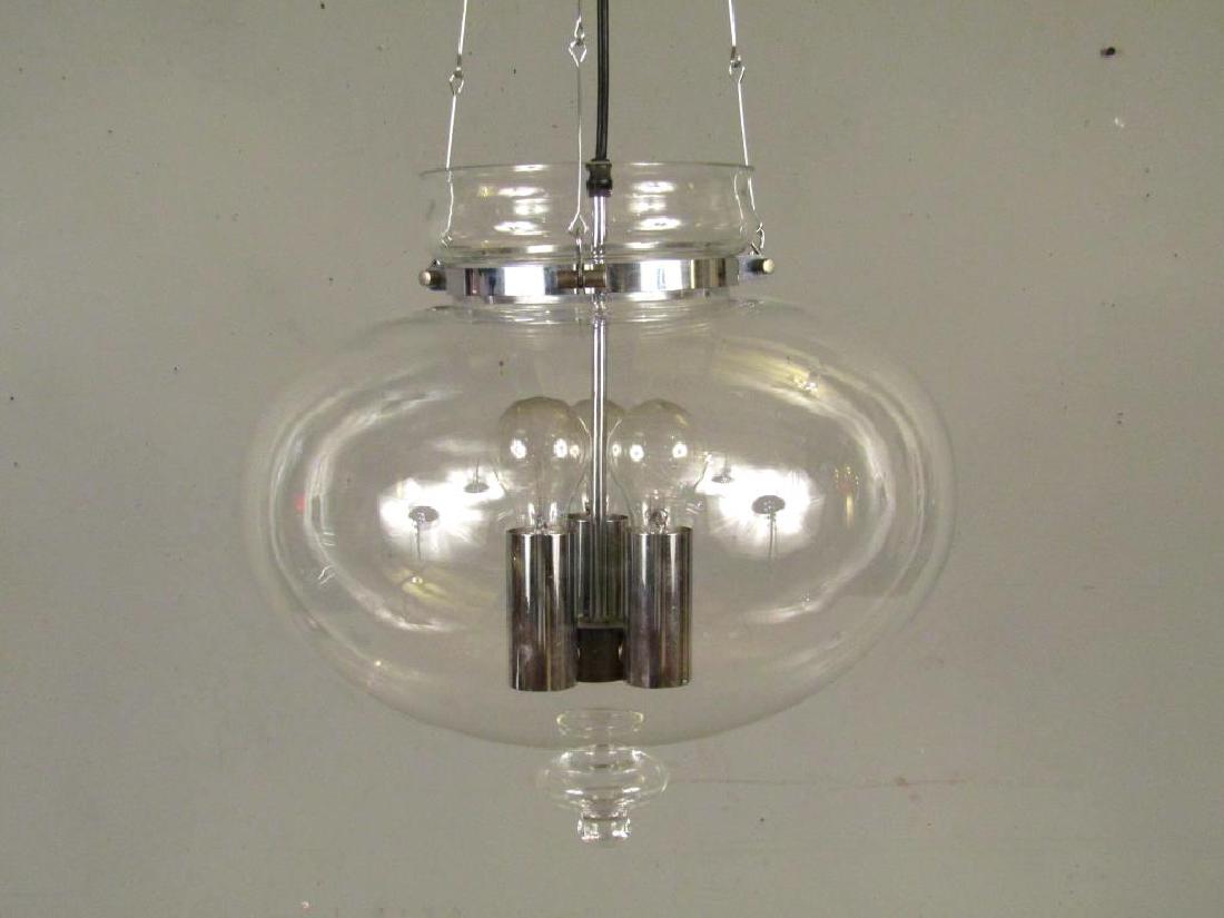 Modern Chrome Bell Jar Fixture (1 of 3)