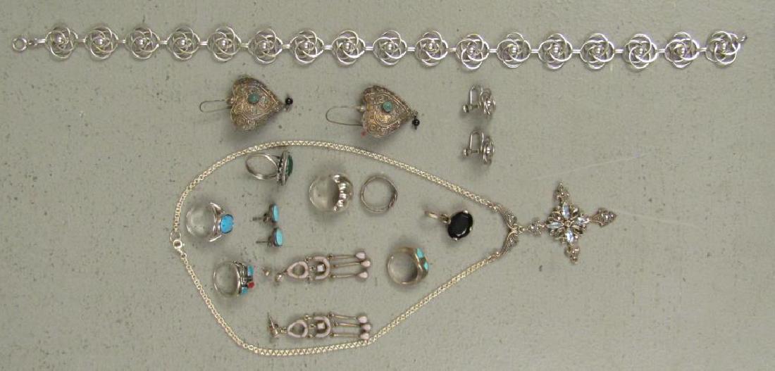 Assorted Sterling Silver Jewelry (1 of 2)
