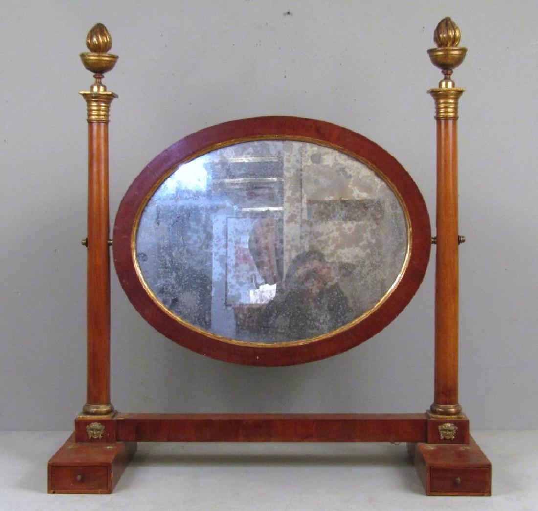 Antique Empire Swing Shaving / Vanity Mirror (1 of 8)