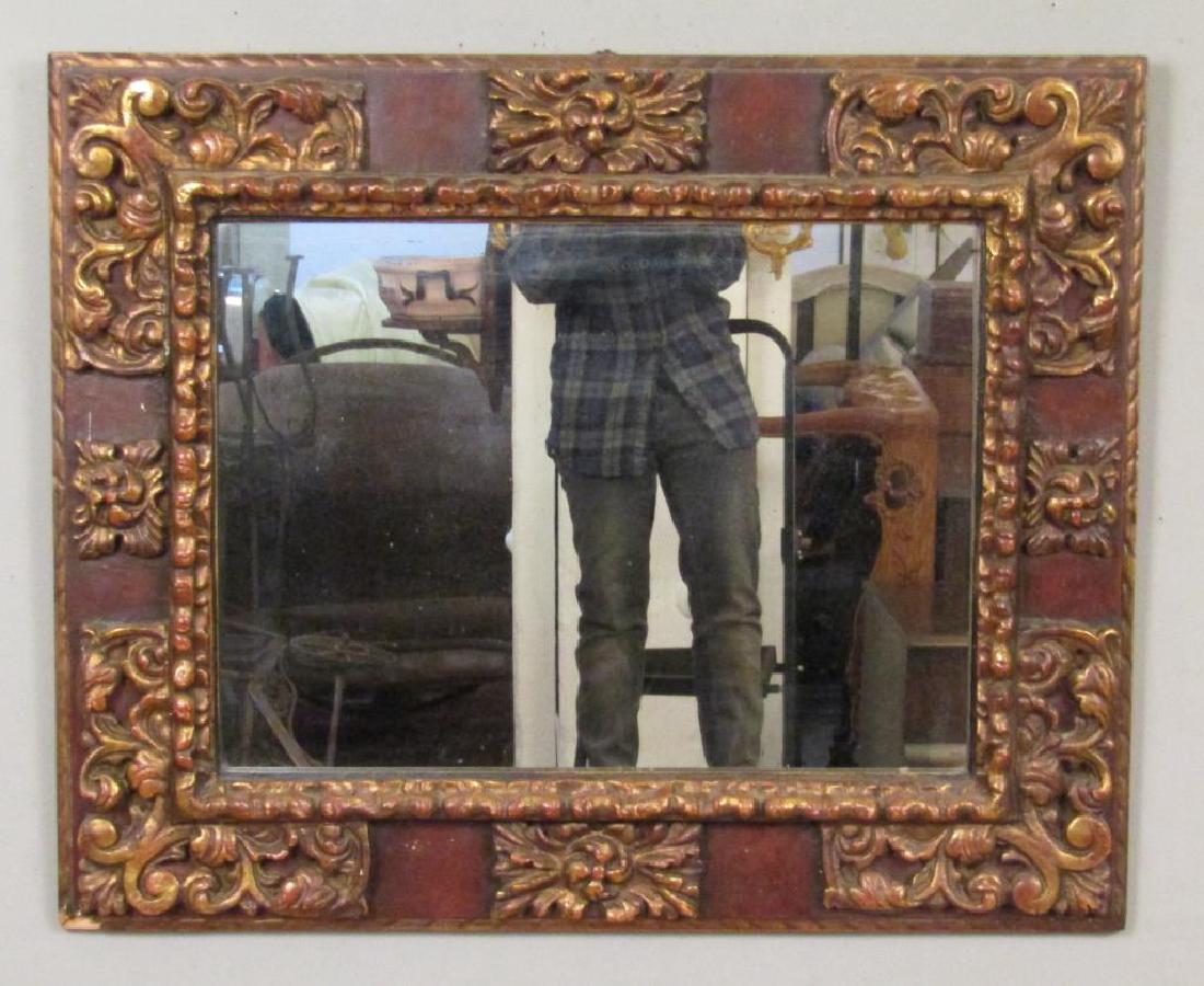 Antique Spanish Style Gilt Mirror (1 of 4)