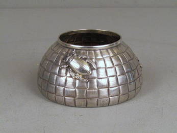 Ovchinnikov Russian Silver Honey Pot