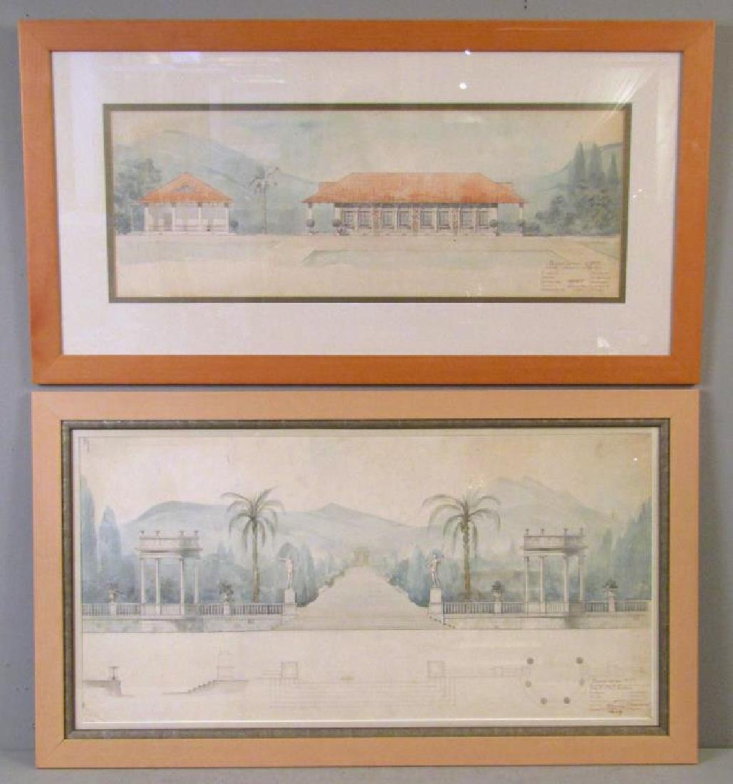 Two Russian Architectural Watercolors (1 of 7)