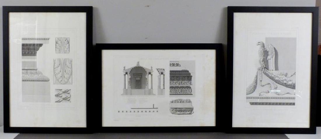 3 Architectural Prints of Roman Ruins (1 of 6)