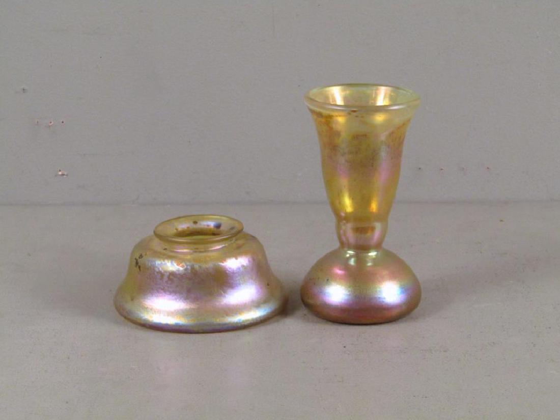 2 Richard Eickholt Iridescent Glass Vessels (1 of 7)