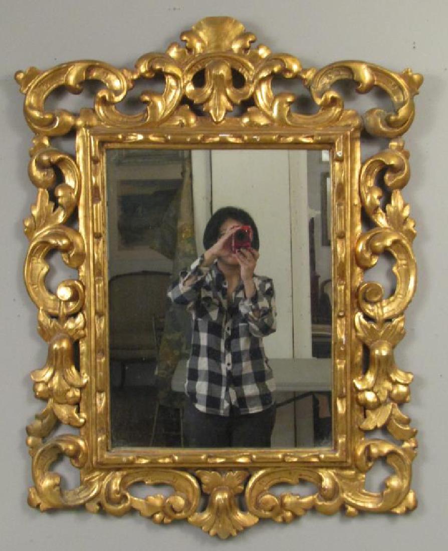 Rococo Gilt Wood Mirror (1 of 6)