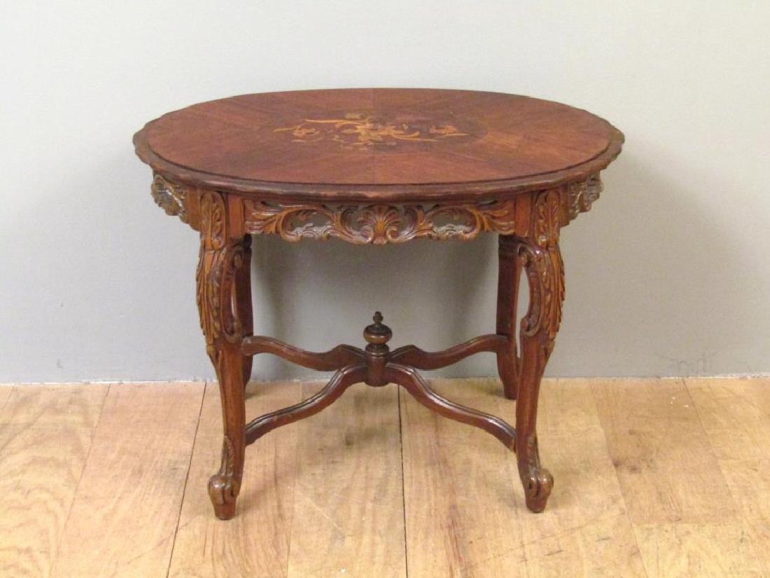 English Inlaid Low Table (1 of 6)