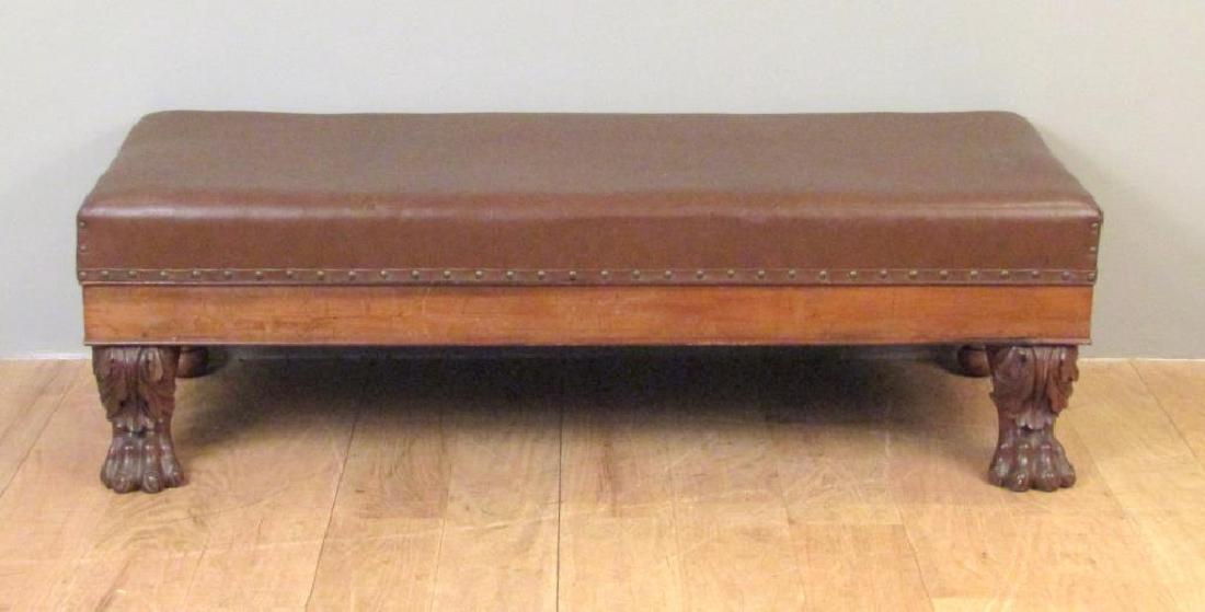 Faux Leather Upholstered Window Bench (1 of 7)