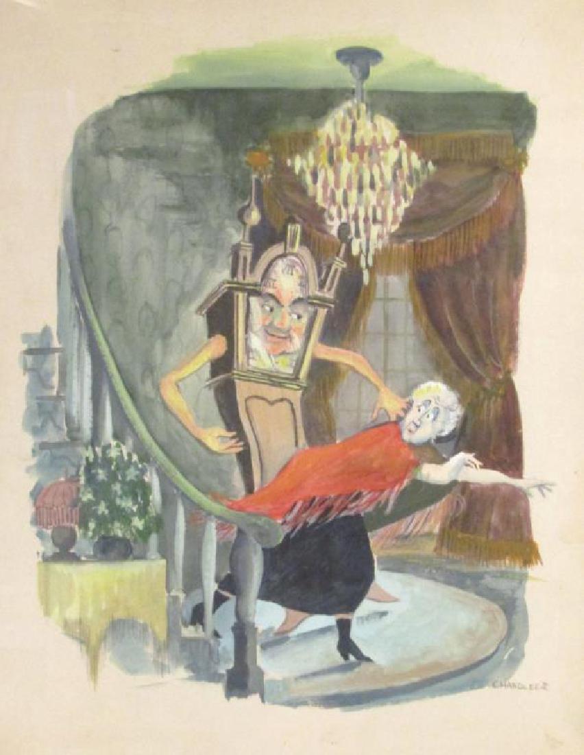 Signed Chandlee III - Watercolor (1 of 4)