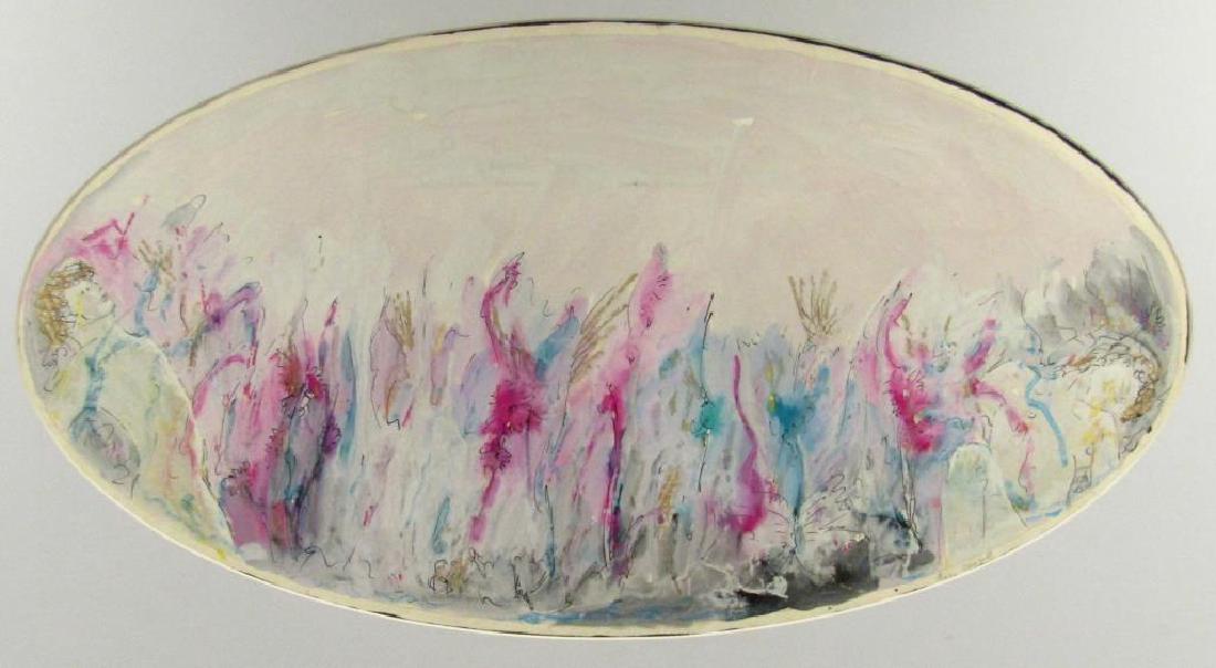 Signed / After Marc Chagall - Gouache on Paper (1 of 6)